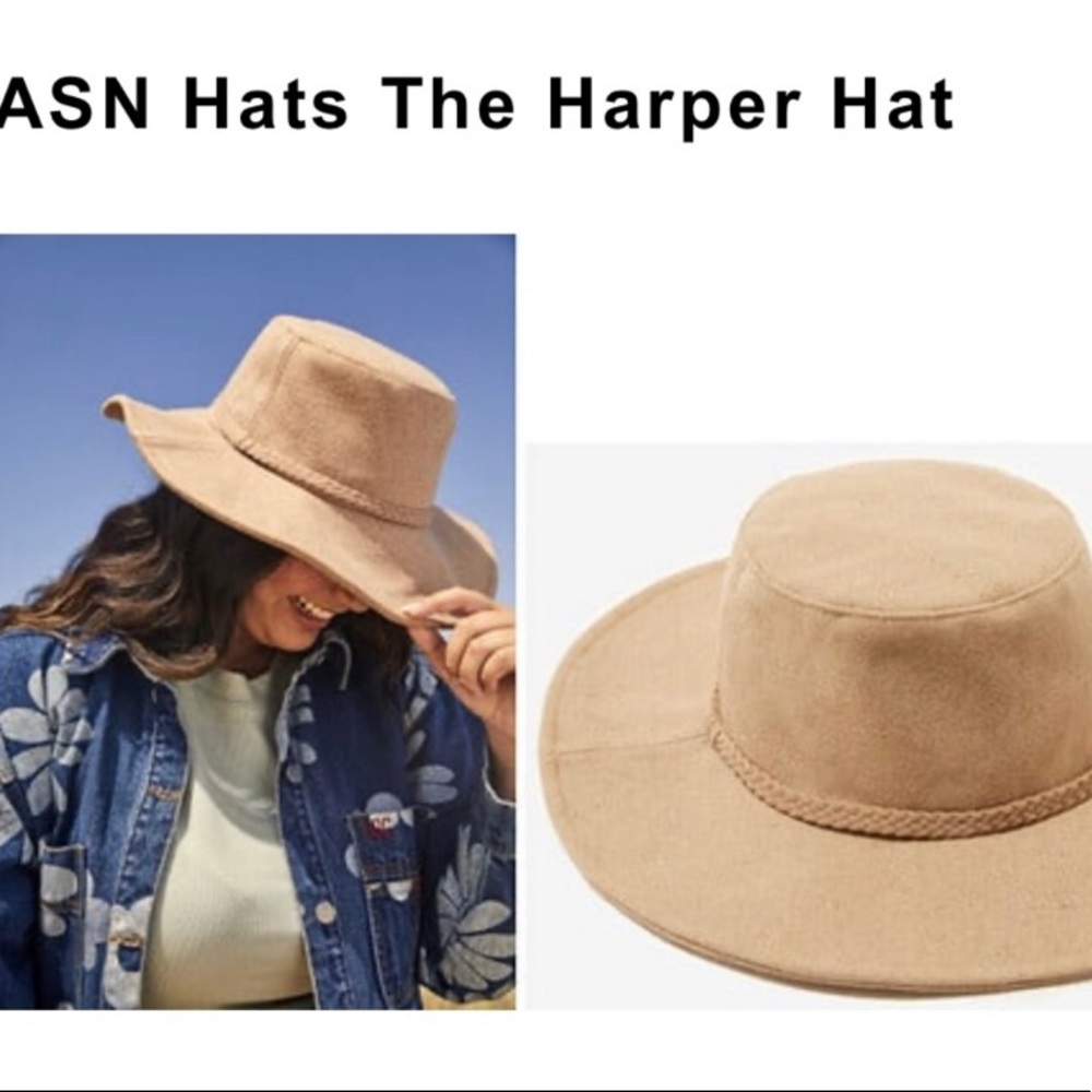 ASN Harper felt floppy hat